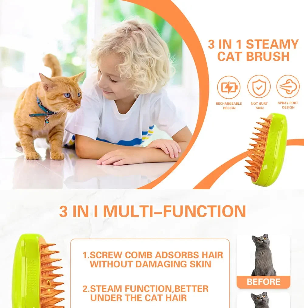 Gentle Cat Grooming Brush