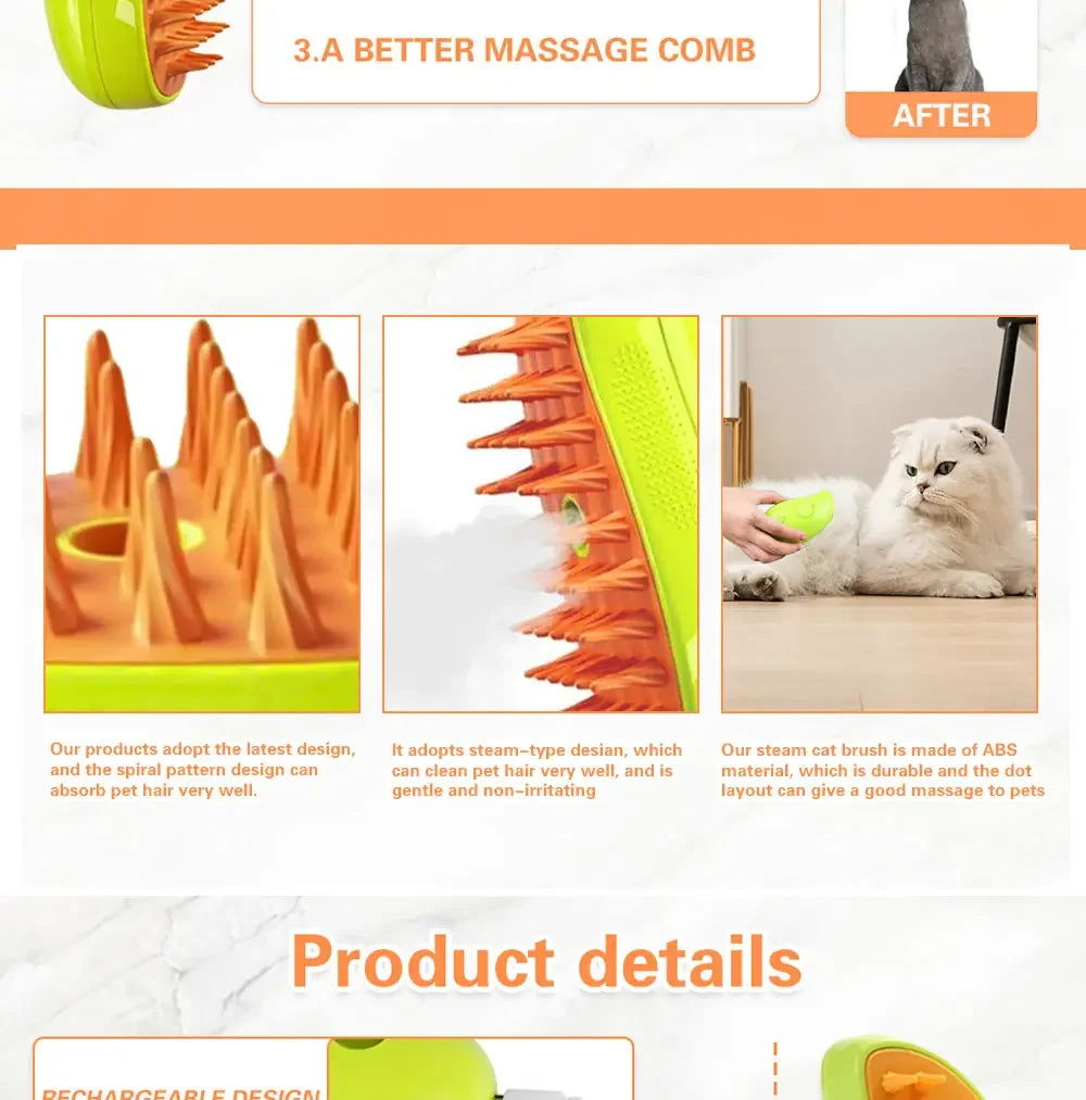 Gentle Cat Grooming Brush