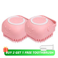 2-in-1 Pet Bath & Massage Brush